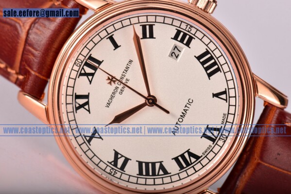 Vacheron Constantin Best Replica Patrimony Watch Rose Gold 81180/090P-8537